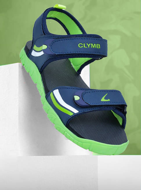 Clymb - Green Men's Sandals Clymb - Green Men's Sandals