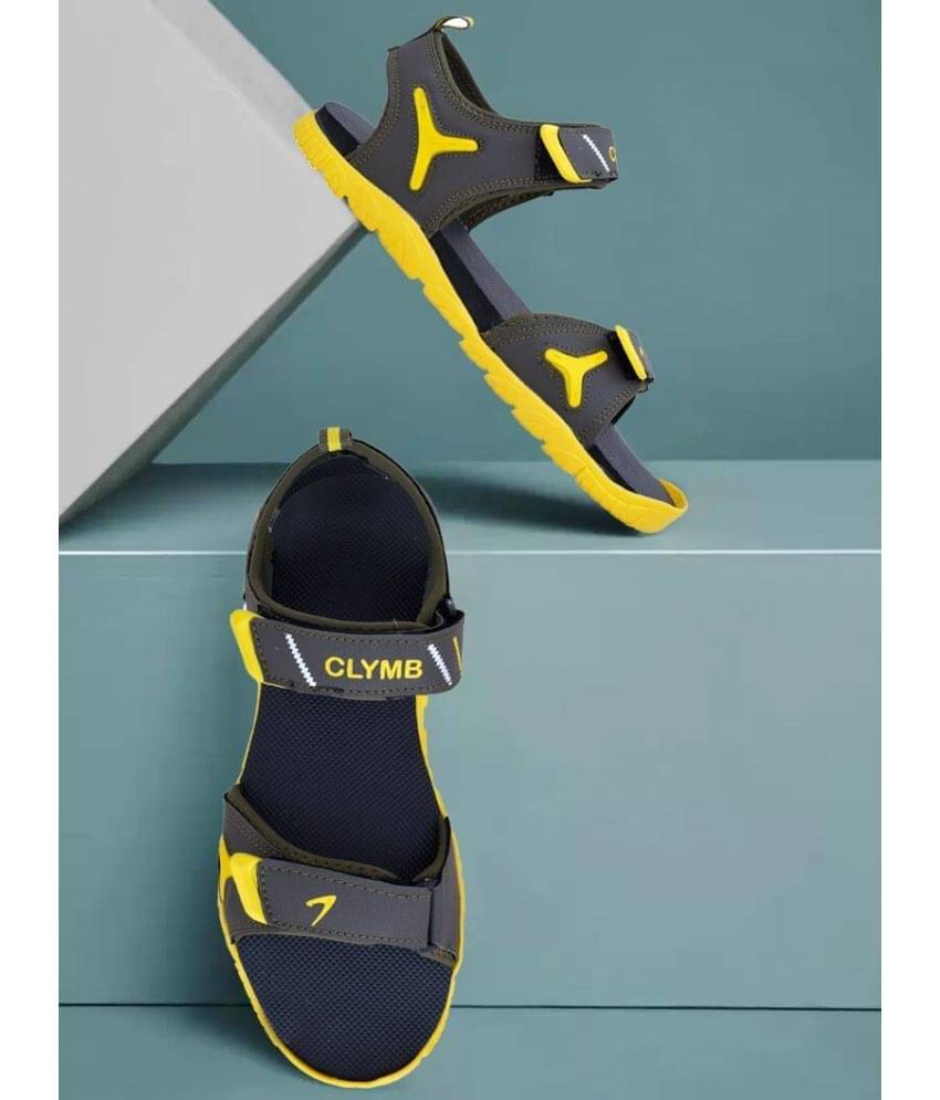 Clymb - Yellow Men's Sandals Clymb - Yellow Men's Sandals