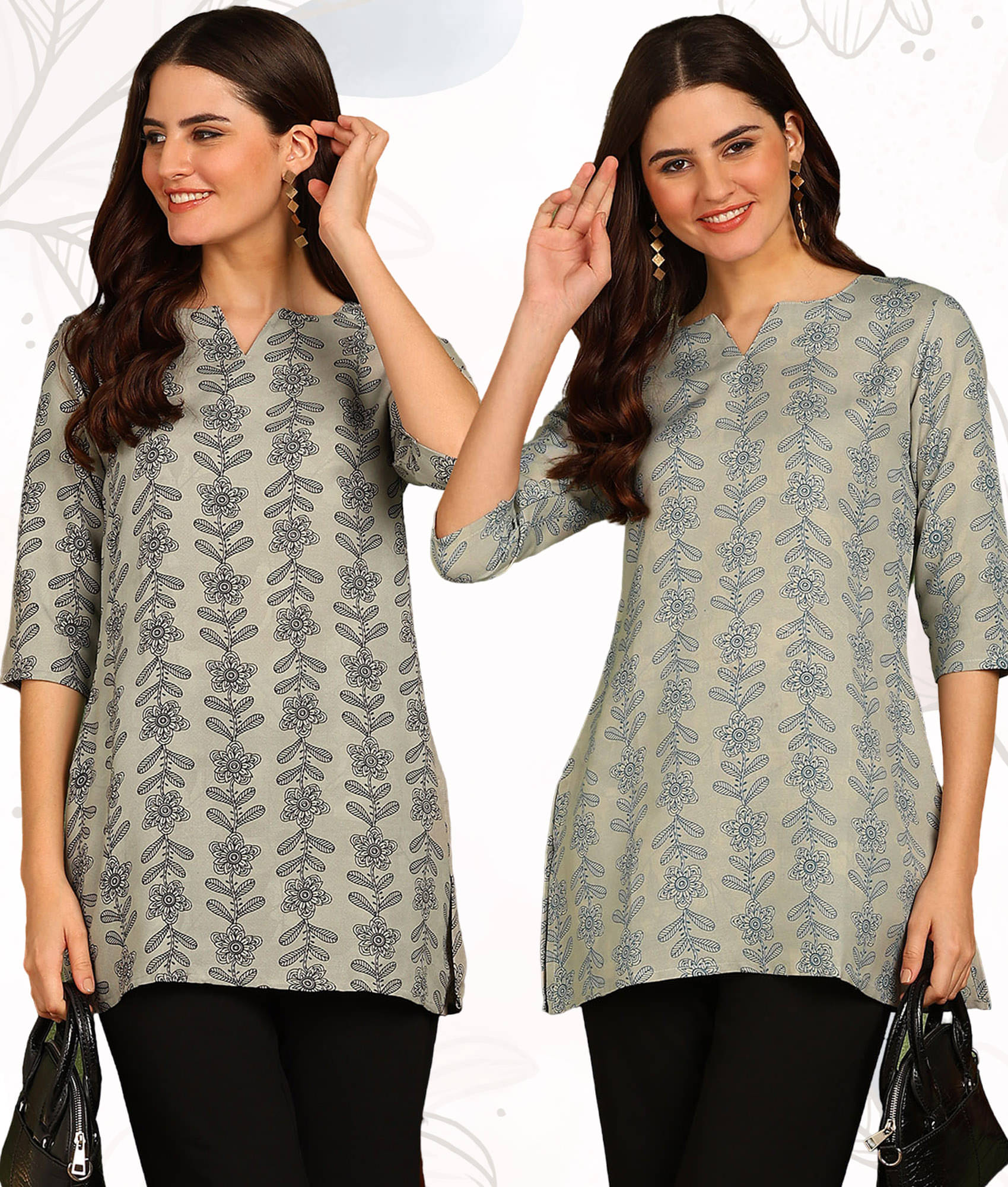     			DSK STUDIO Women's Rayon Tunic ( Multicolor )