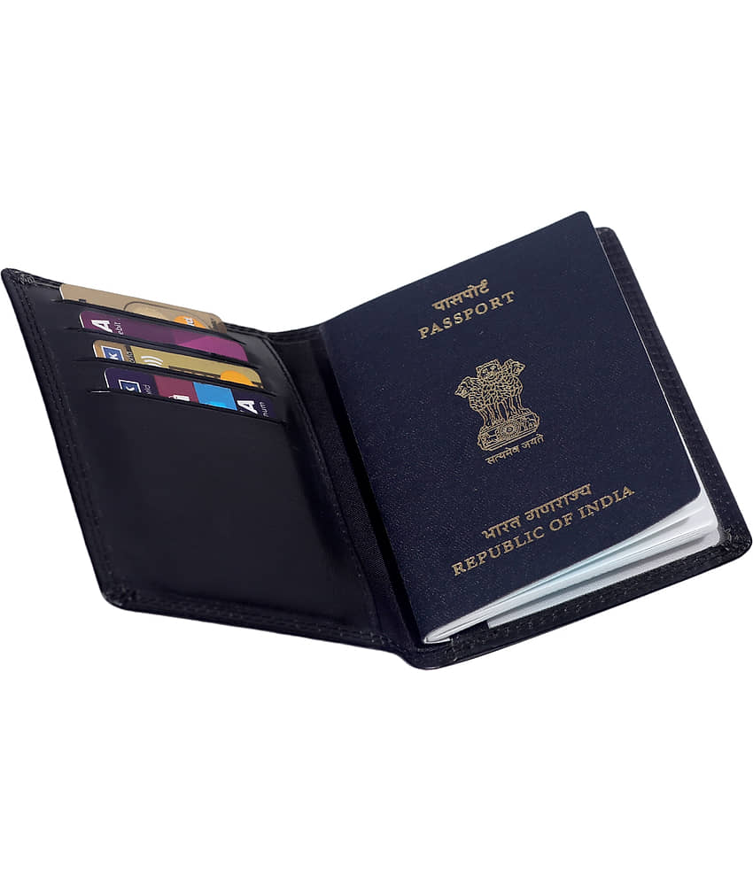 DUO DUFFEL P.U. Black Passport Holder - Handbags | Buy online on ZillyBuy