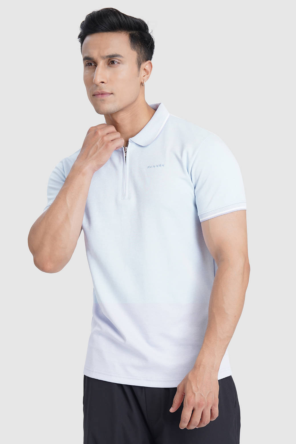 Fuaark Purple Polyester Slim Fit Men's Sports Polo T-Shirt ( Pack of 1 ) Fuaark Purple Polyester Slim Fit Men's Sports Polo T-Shirt ( Pack of 1 )