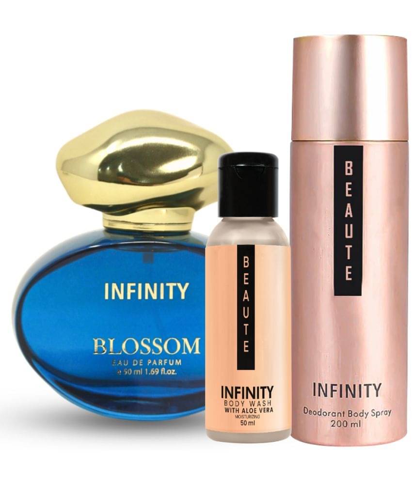     			Infinity Blossom EDP Perfume 50ml, Beaute Deo Body Spray 200ml, Beaute Body Wash 50ml