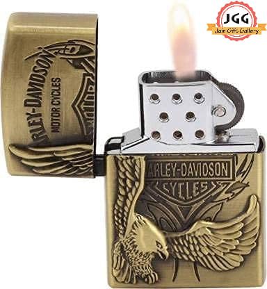 JGG JAIN GIFT GALLERY Gold Stainless Steel Cigarette Lighter ( Pack of 1 ) JGG JAIN GIFT GALLERY Gold Stainless Steel Cigarette Lighter ( Pack of 1 )