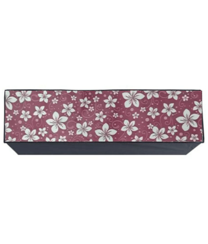 KALRA MAGIC Single Polyester Pink AC Cover for 1.5 Ton Split AC KALRA MAGIC Single Polyester Pink AC Cover for 1.5 Ton Split AC