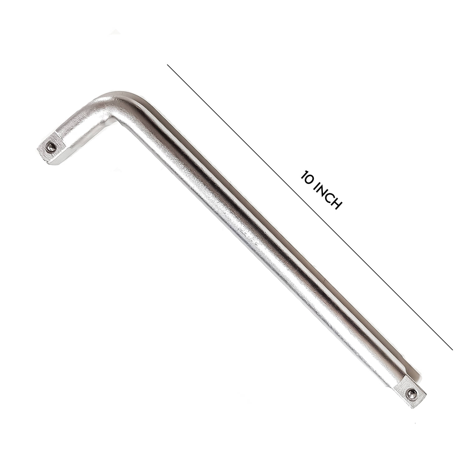 LXMI L-Handle 1/2 (10 inch), CRV Steel Fully Polished, Heavy-Duty Handle Wrench L Spanner Single Pc LXMI L-Handle 1/2 (10 inch), CRV Steel Fully Polished, Heavy-Duty Handle Wrench L Spanner Single Pc