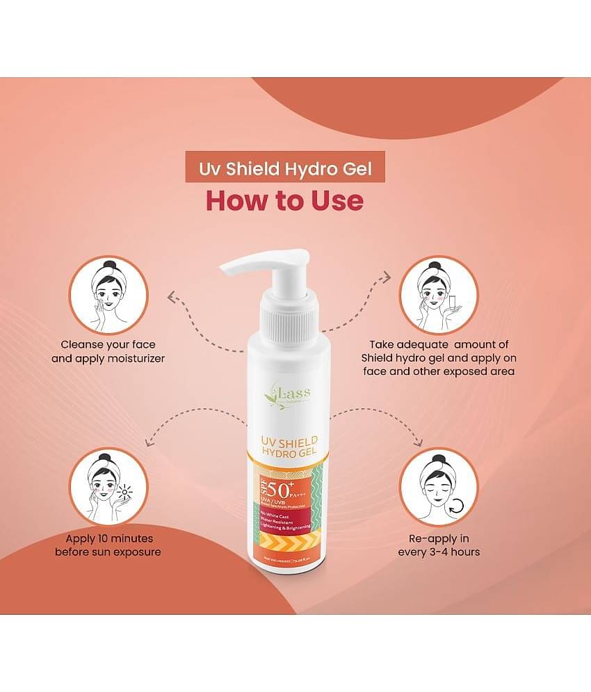 Lass Naturals SPF 50 Sunscreen Lotion For All Skin Type ( Pack of 1 )