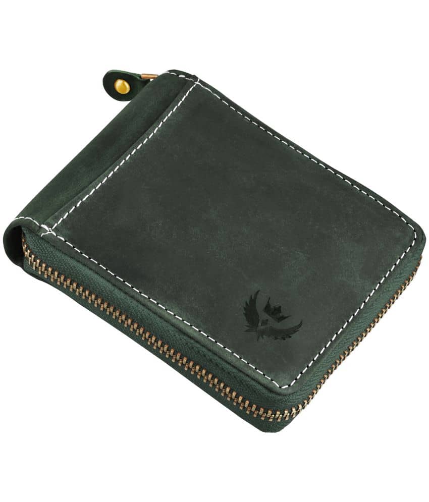 Lorenz Green 100% Leather Men's RFID Wallet ( Pack of 1 ) - Handbags | Buy online on ZillyBuy