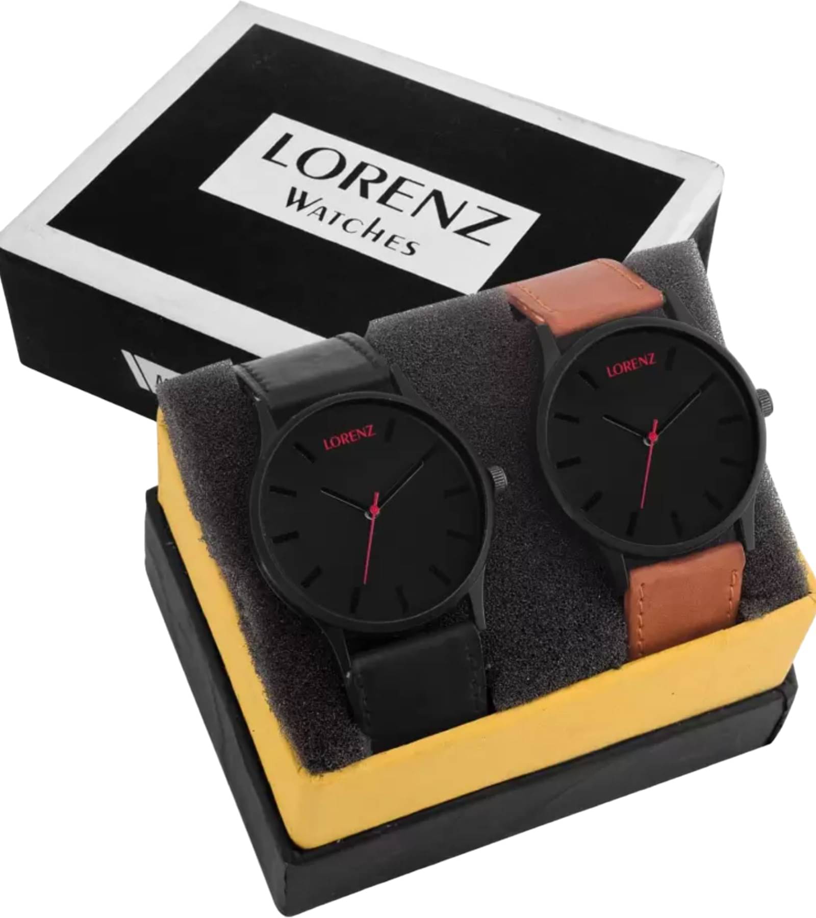     			Lorenz Multicolor PU Analog Men's Watch