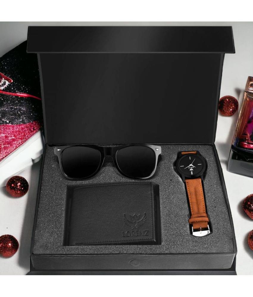 Lorenz Watch,Sunglasses,Wallets Formal Gift Set     			Lorenz Watch,Sunglasses,Wallets Formal Gift Set