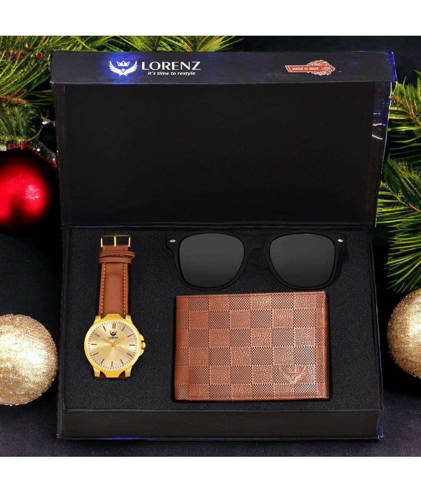 Lorenz Watch,Wallets,Sunglasses Formal Gift Set Lorenz Watch,Wallets,Sunglasses Formal Gift Set