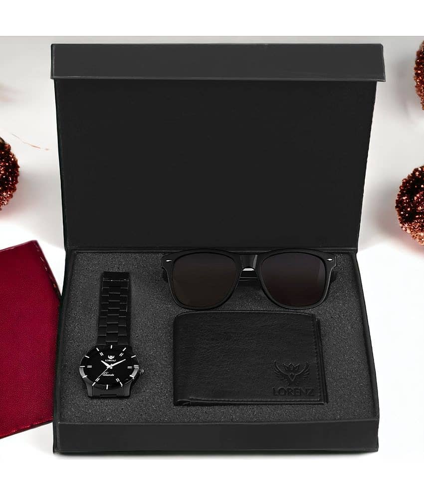 Lorenz Watch,Wallets,Sunglasses Formal Gift Set - Jewellery Sets | Buy online on ZillyBuy