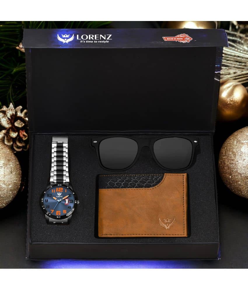 Lorenz Watch,Wallets,Sunglasses Formal Gift Set - Jewellery Sets | Buy online on ZillyBuy