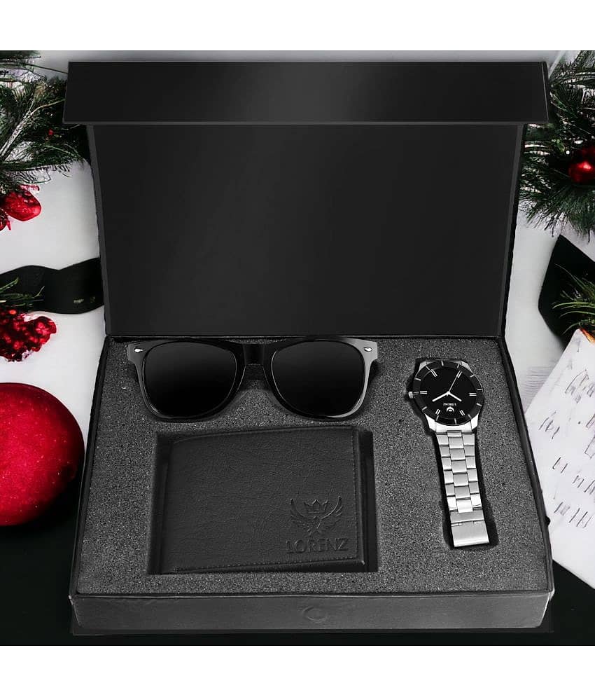 Lorenz Watch,Wallets,Sunglasses Formal Gift Set - Jewellery Sets | Buy online on ZillyBuy
