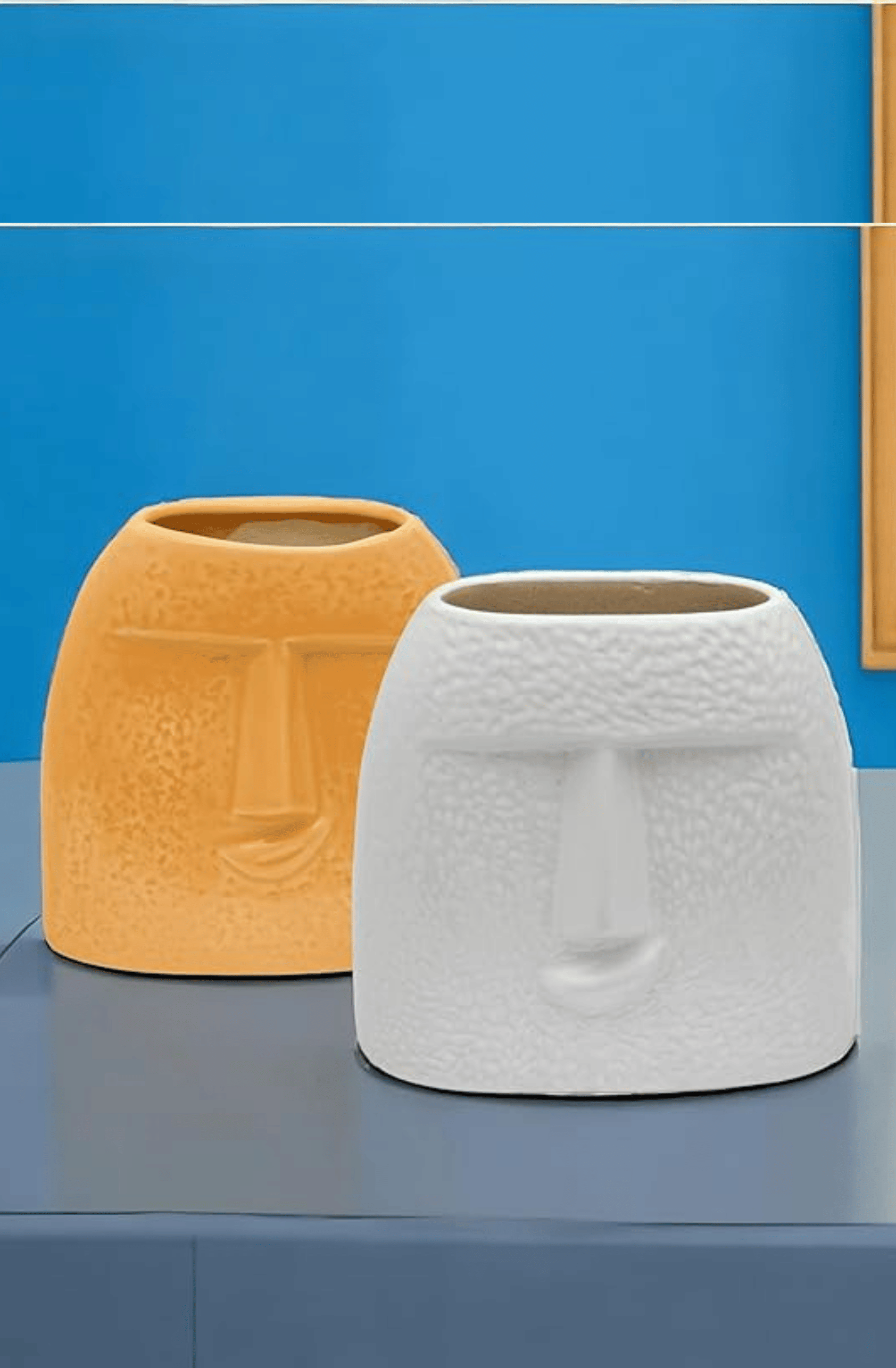     			Malaikah Ceramic Table Vase 12 cms - Pack of 2
