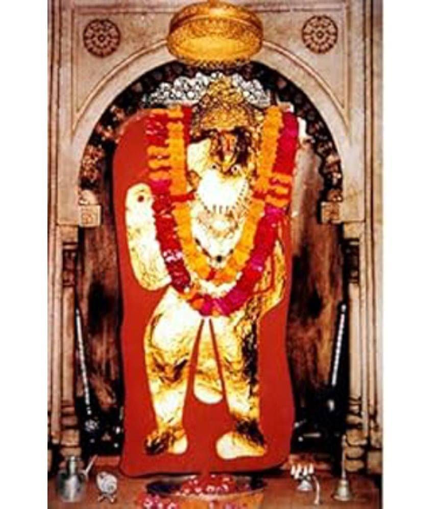 Manas Hanuman Religious Wallpaper ( 60 X 90 ) cm (Pack of 1) Manas Hanuman Religious Wallpaper ( 60 X 90 ) cm (Pack of 1)