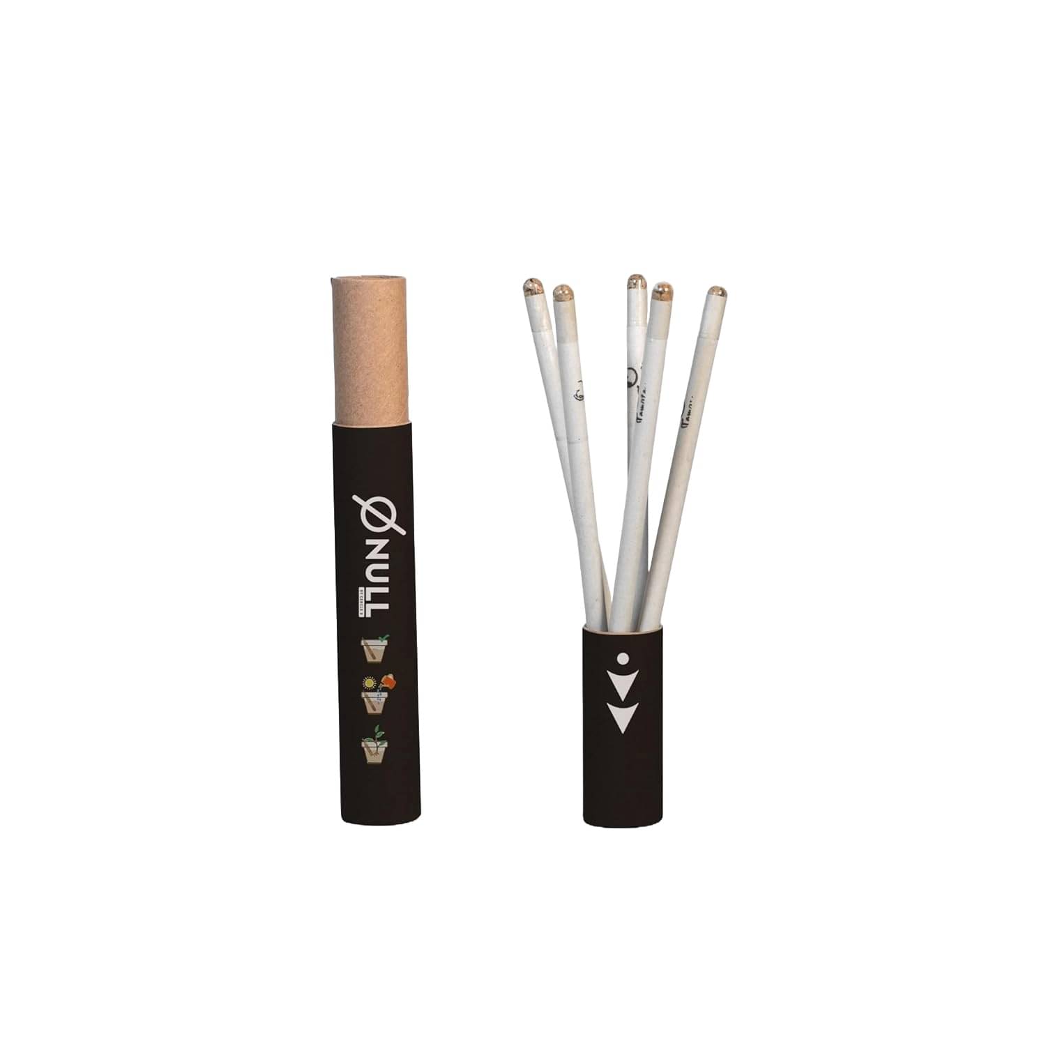 NULL Eco-Friendly Plantable Seed Pencils | 100% Recycled Paper | Perfect Green Gift for Kids & Adults | Grow Plants from Pencils (Coriander Seed - White (25 No's) NULL Eco-Friendly Plantable Seed Pencils | 100% Recycled Paper | Perfect Green Gift for Kids & Adults | Grow Plants from Pencils (Coriander Seed - White (25 No's)