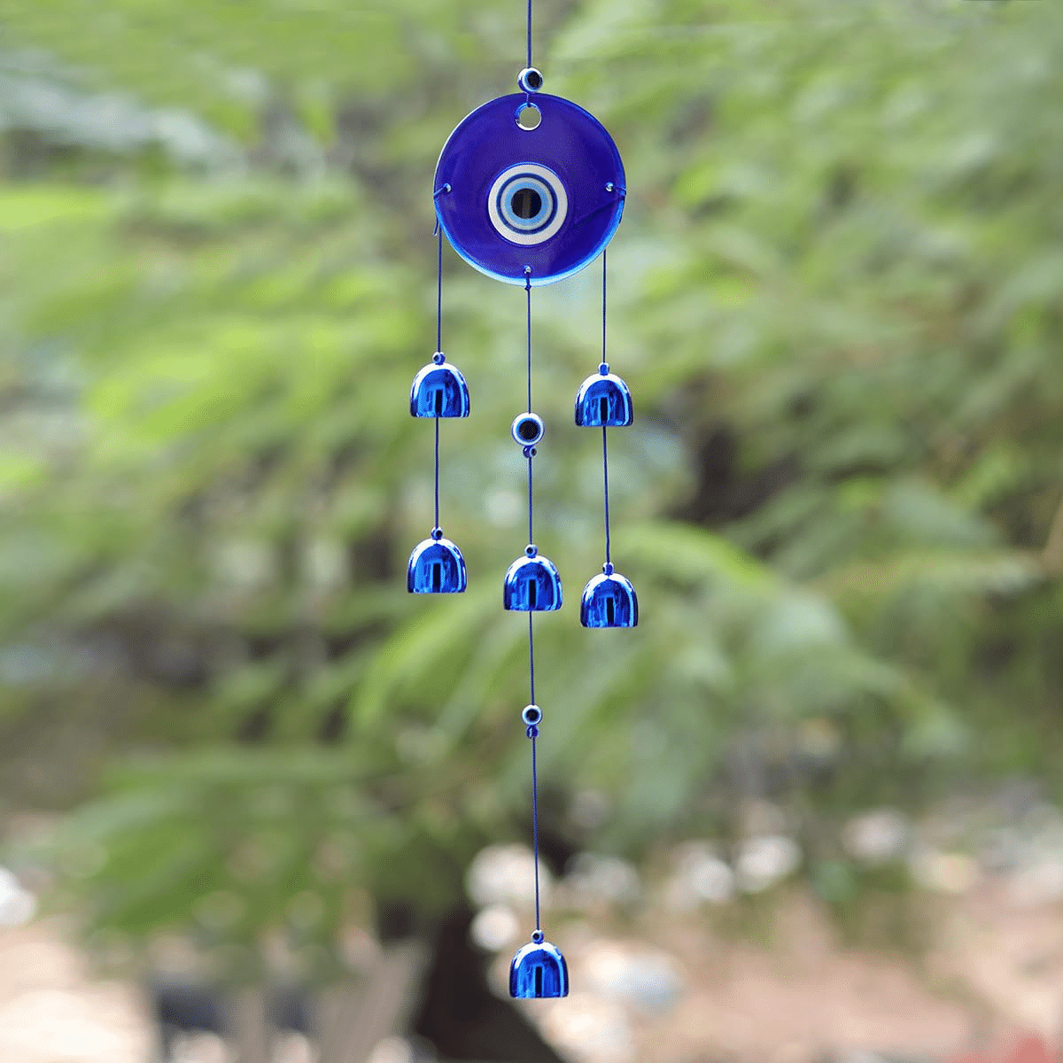     			PAYSTORE Glass Evil Eye Hanging
