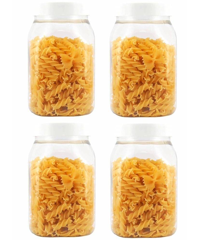 PearlPet Plastic Transparent Multi-Purpose Container ( Set of 4 ) PearlPet Plastic Transparent Multi-Purpose Container ( Set of 4 )