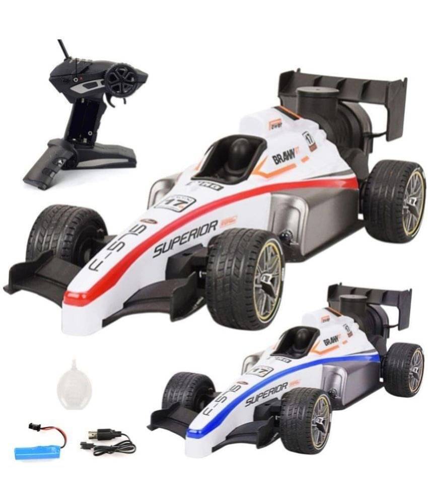 RAINBOW RIDERS High Speed RC Car Remote Control 2WD F1 Car for Boys Remote Car for Kids 5+ Years Scale 1:14 Big Formula Car with Light & Rechargeable RAINBOW RIDERS High Speed RC Car Remote Control 2WD F1 Car for Boys Remote Car for Kids 5+ Years Scale 1:14 Big Formula Car with Light & Rechargeable