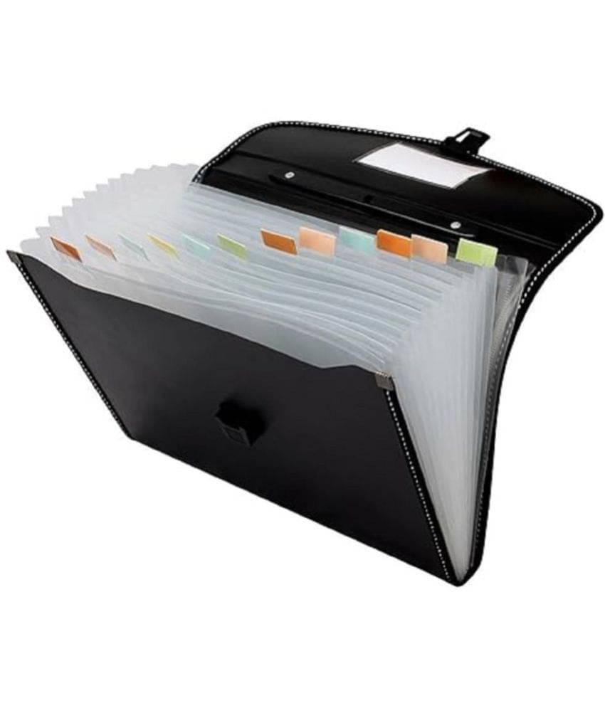     			SHB Black Expandable File ( Pack of 1 )
