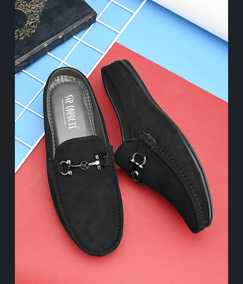 Sir Corbett Black Men's Slip on - Formal Shoes | Buy online on ZillyBuy