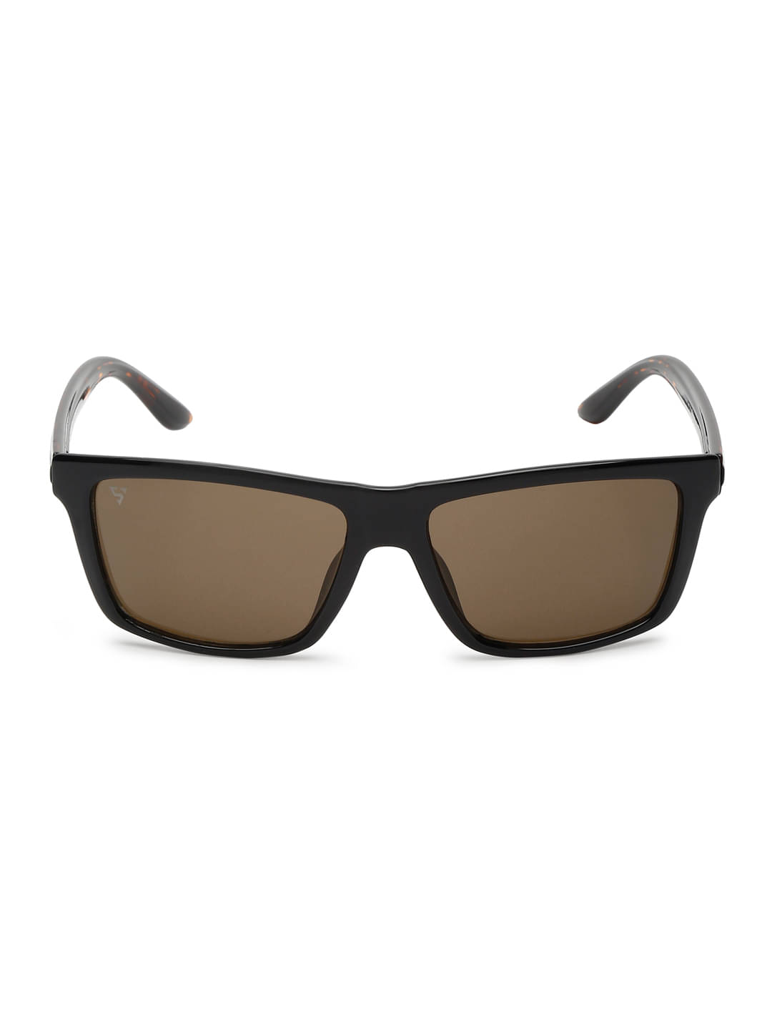     			Sunnies Black Rectangular Sunglasses ( Pack of 1 )