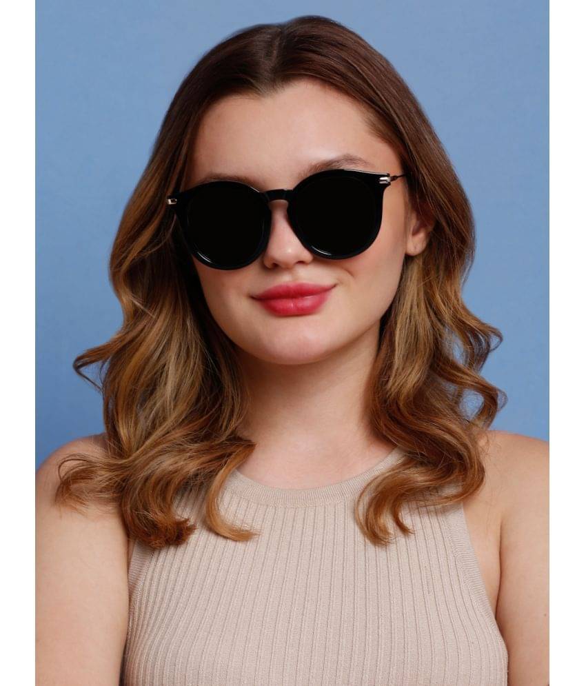    			Sunnies Black Round Sunglasses ( Pack of 1 )
