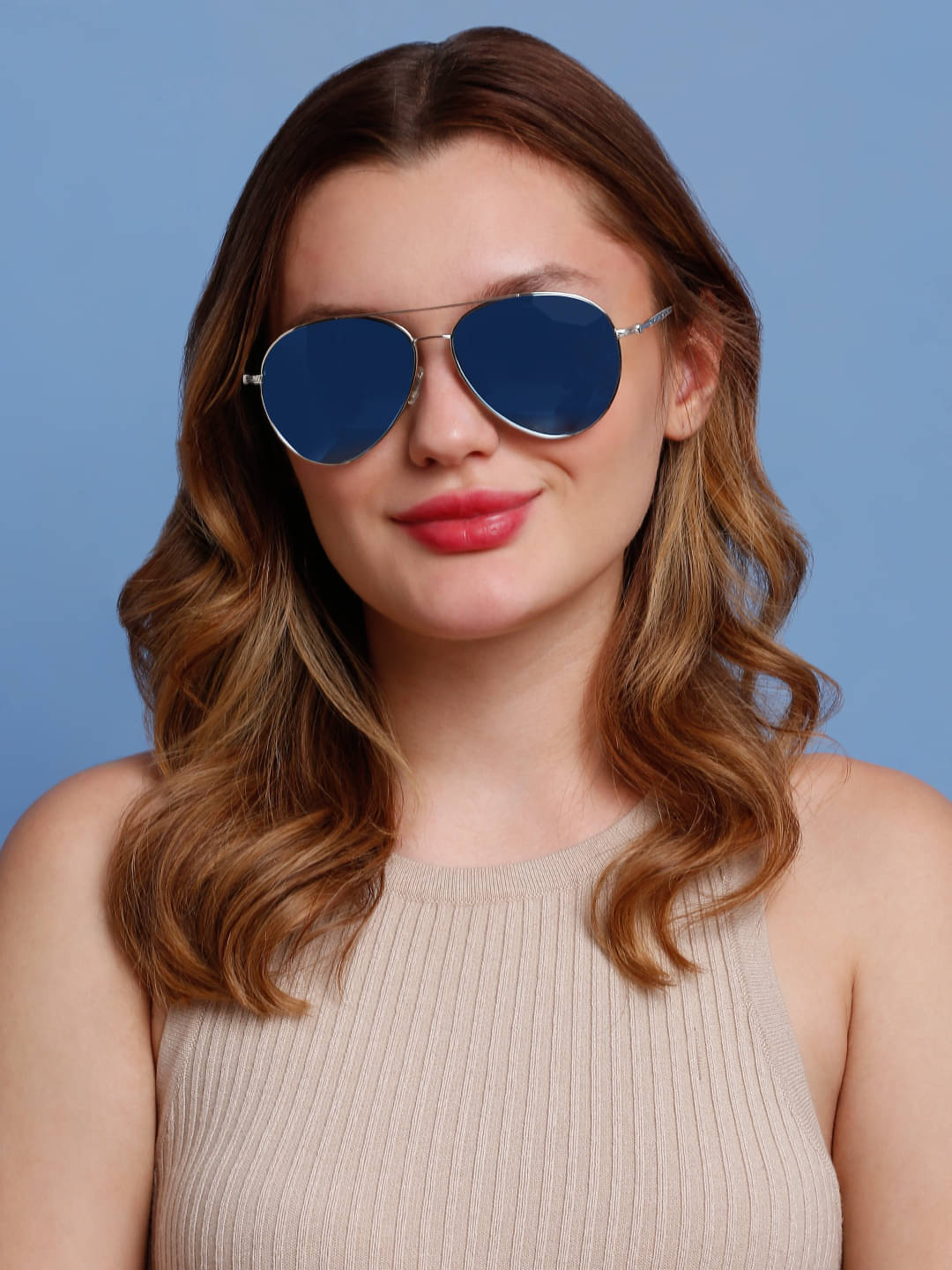     			Sunnies Silver Pilot Sunglasses ( Pack of 1 )