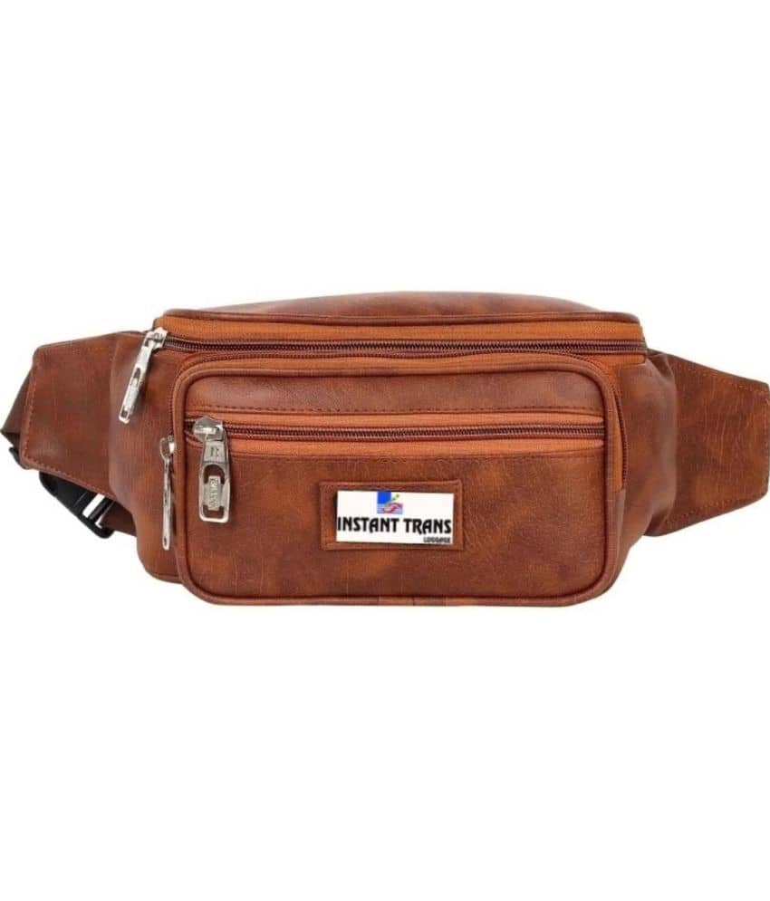 TRANSLUGGAGE Fabric Brown Waist Pouch - Handbags | Buy online on ZillyBuy