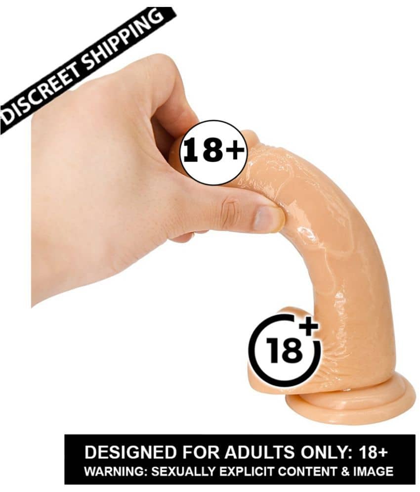 6 Inch Realistic 100% Skin Feel Dildo With Suction Cup Sex Toy For Women