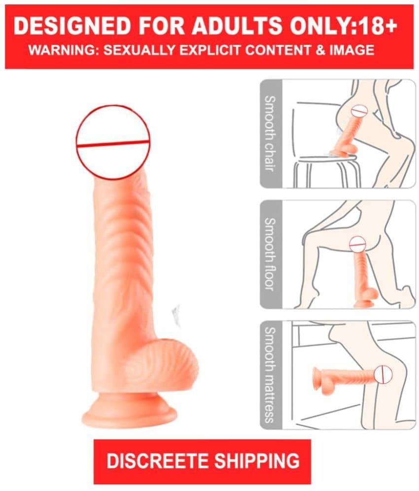 9 Inch Suction Base Stud Realastic Feeling Dildo For Women