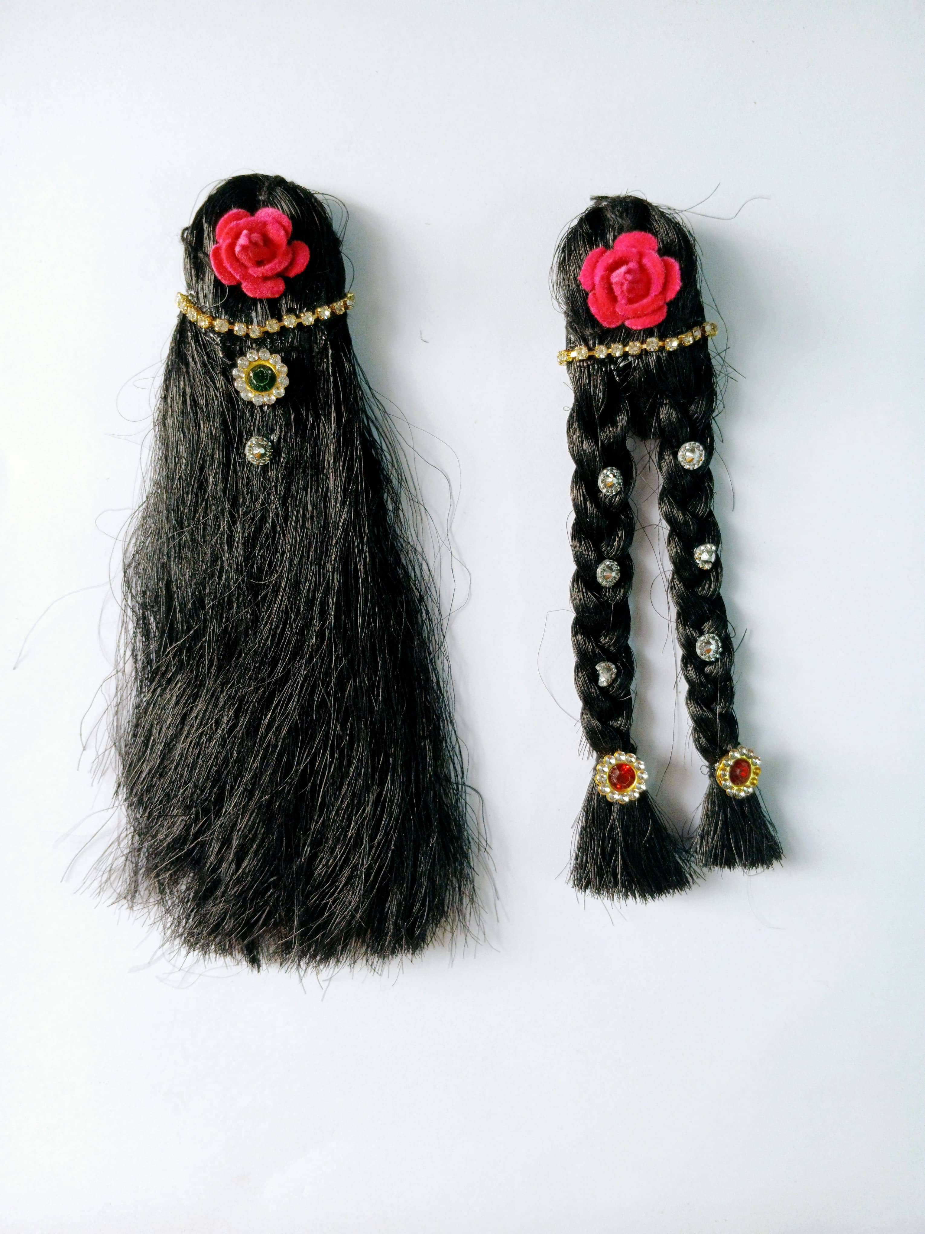 Cherry Tree Radha Krisha Red Fiber Jewellery ( Pack of 1 )