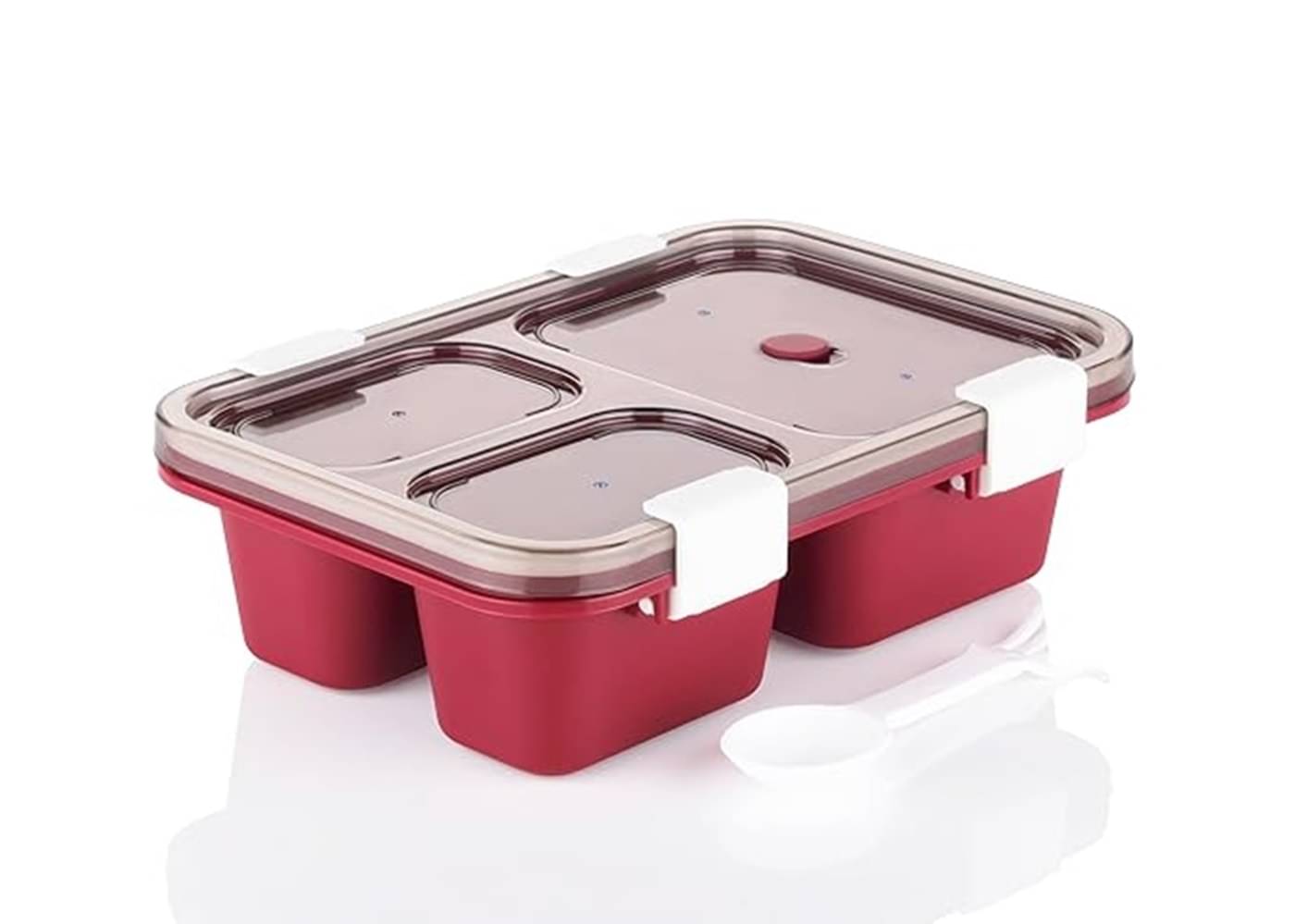 Dark Sun Kitchenware 3 Compartment School / Office Plastic Lunch Box 1 - Container ( Pack of 1 )     			Dark Sun Kitchenware 3 Compartment School / Office Plastic Lunch Box 1 - Container ( Pack of 1 )