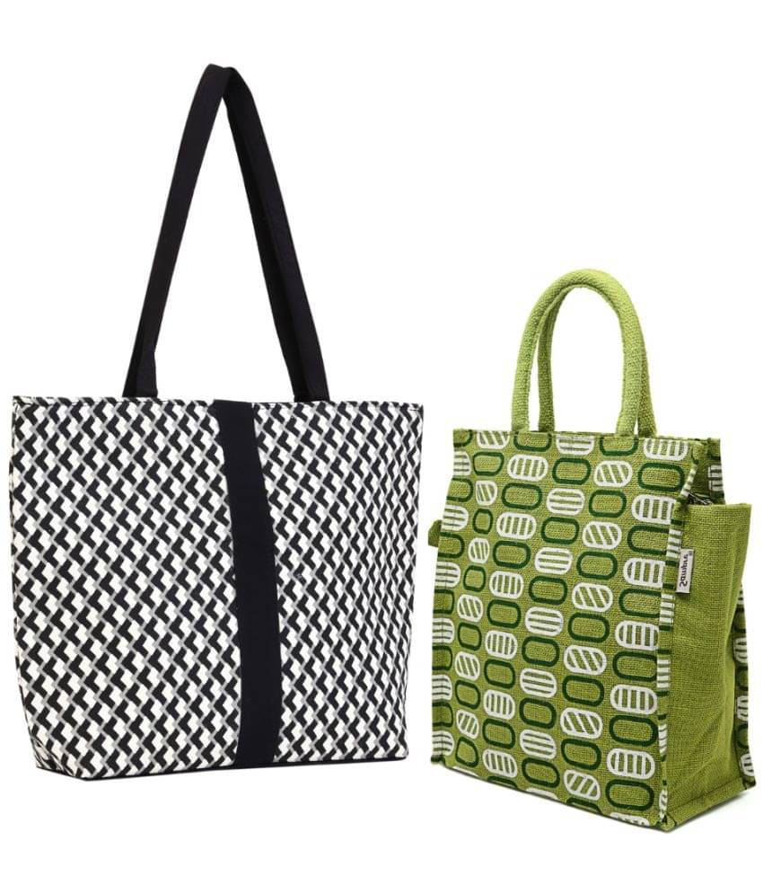     			ENSAC Handheld Cotton Set of 2 ( Green )