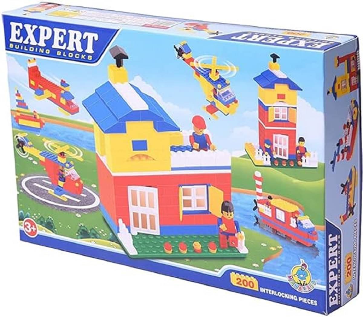     			FEDIFU Experts House Building Blocks for Kids, 180+ Pieces Blocks, Educational Toy, Bricks Toys Sets, Puzzles Block Set, Human Blocks for Kids Boys Girls Adults Model Making Toy Game - Multicolor