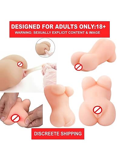 Half Body Mini Doll Silicone Pocket Pussy Sex Doll With Breast And Anal For  Masturbation Toy silicon pussy for men