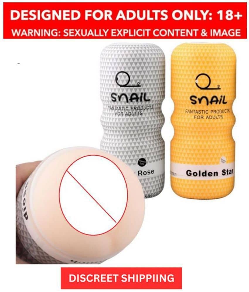 KAMAHOUSE SNAIL CUP MALE MASTURBATOR REALISTIC POCKET PUSSY STROKER VAGINA  ORAL ANAL ADULT SEX TOY