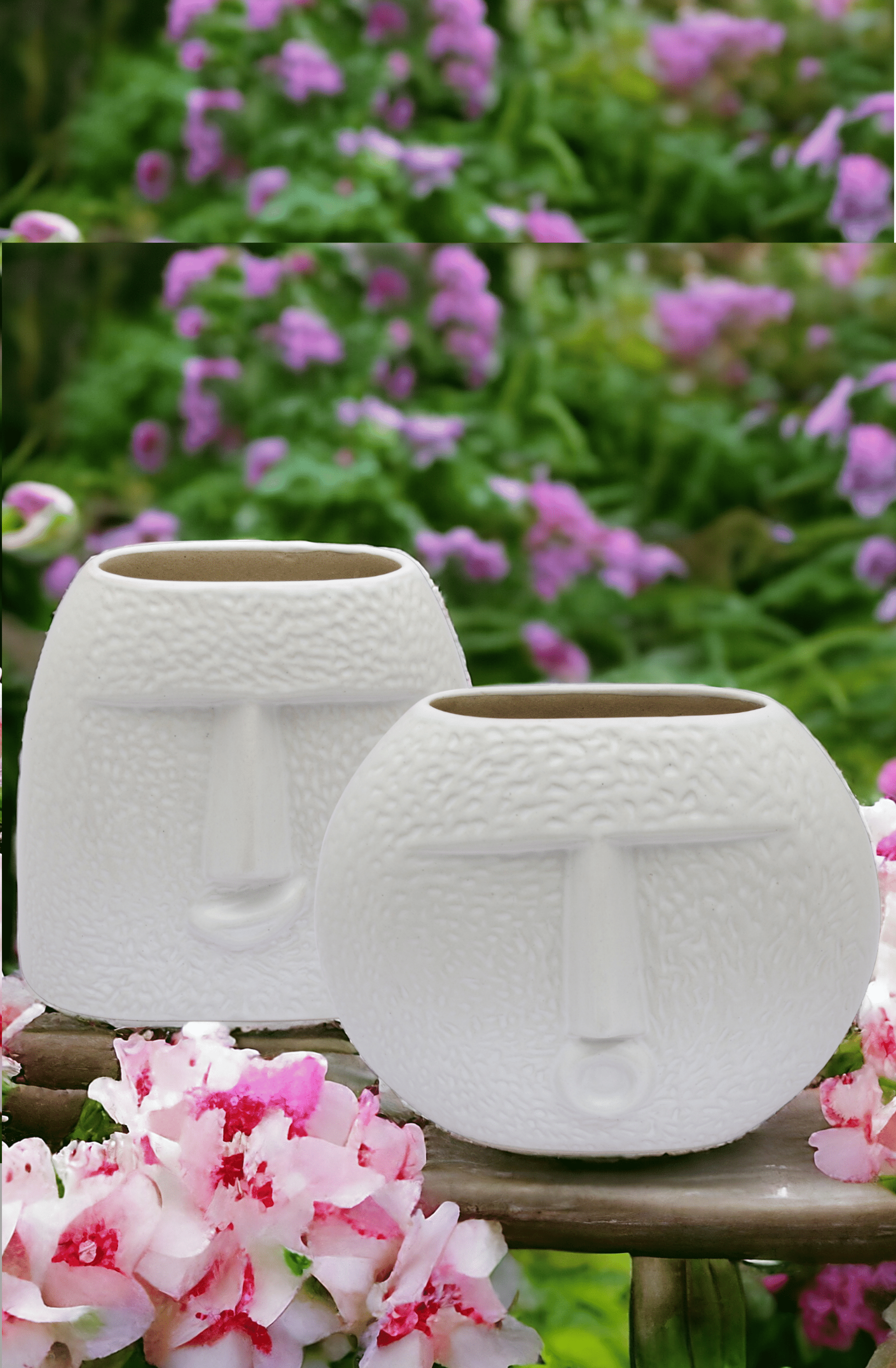     			Malaikah Ceramic Table Vase 12 cms - Pack of 2