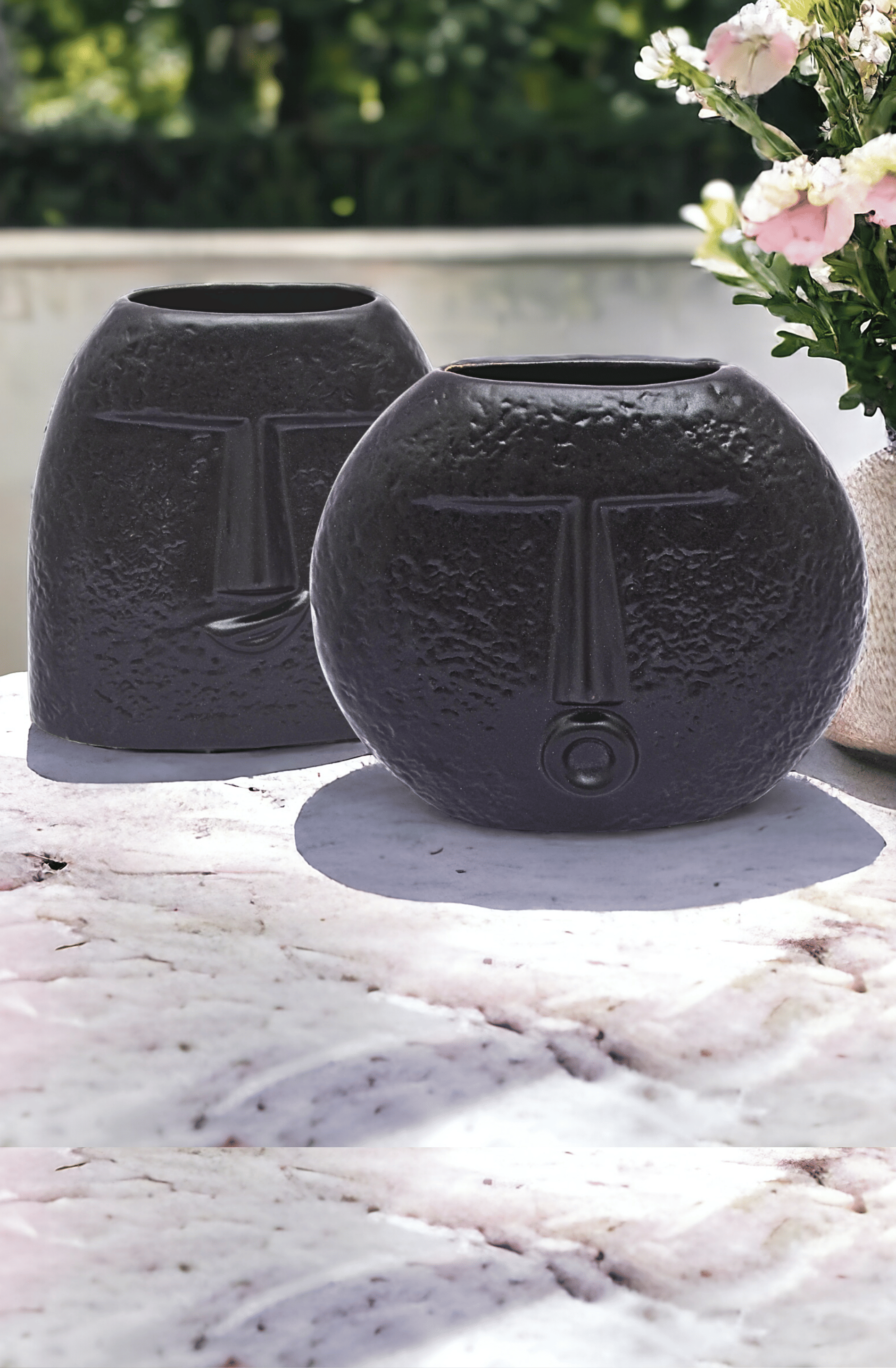     			Malaikah Ceramic Table Vase 15 cms - Pack of 2