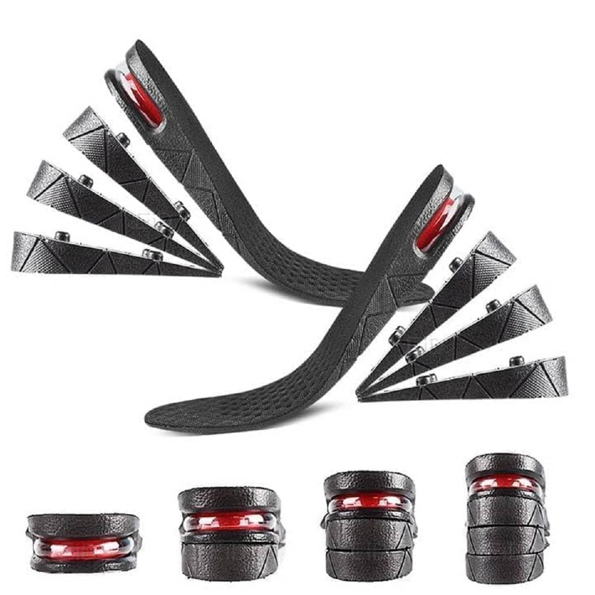     			SHARUJA Black Height Increasing Insoles