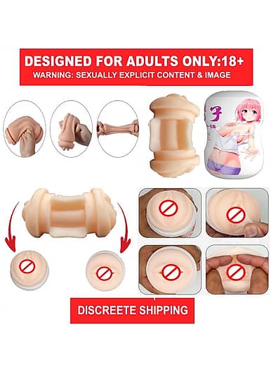 Silicone Vagina Sex Toys for Men Cup Masturbators Adult Toy Dolls