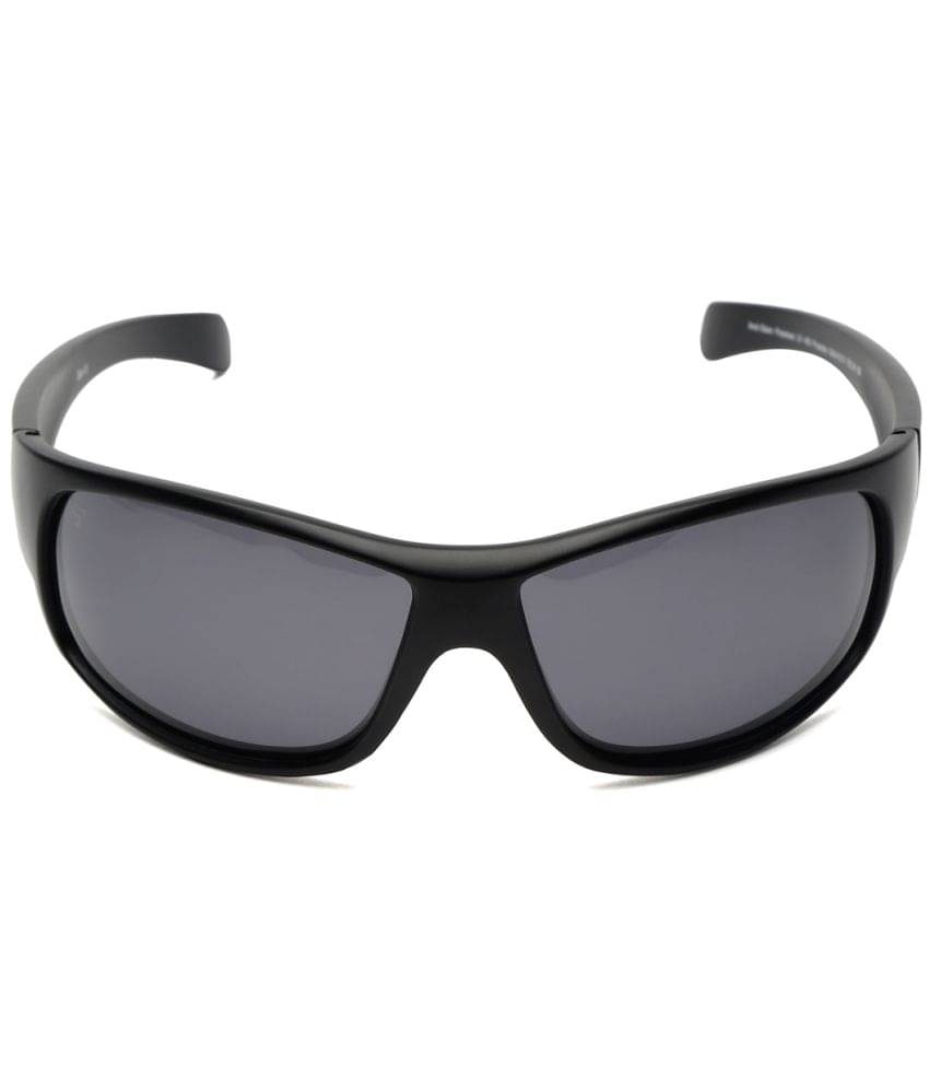     			Sunnies Black Wrap Around Sunglasses ( Pack of 1 )