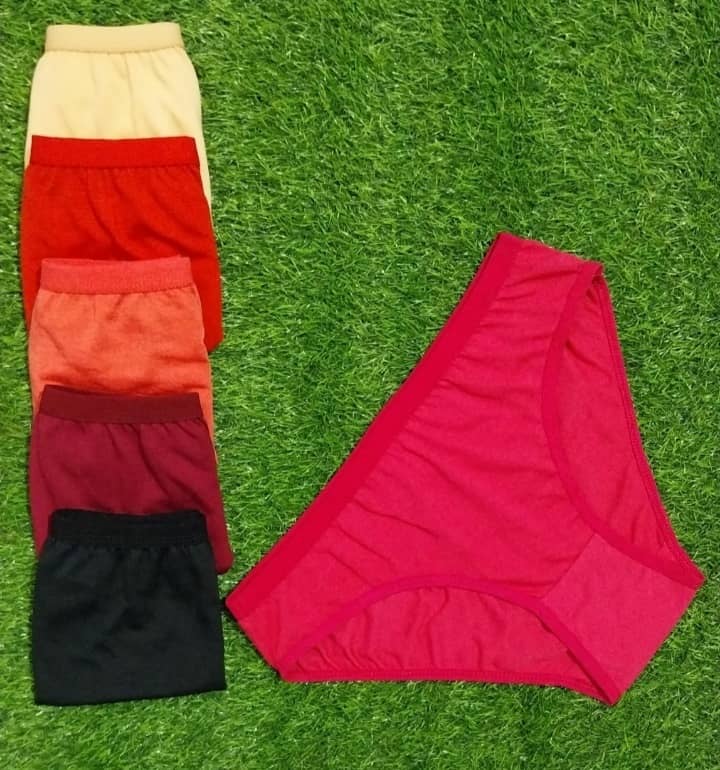 Women Cotton Panties - Pack of 6 | Multicolor Self Design Breifs for girl and women | Hipster shorts