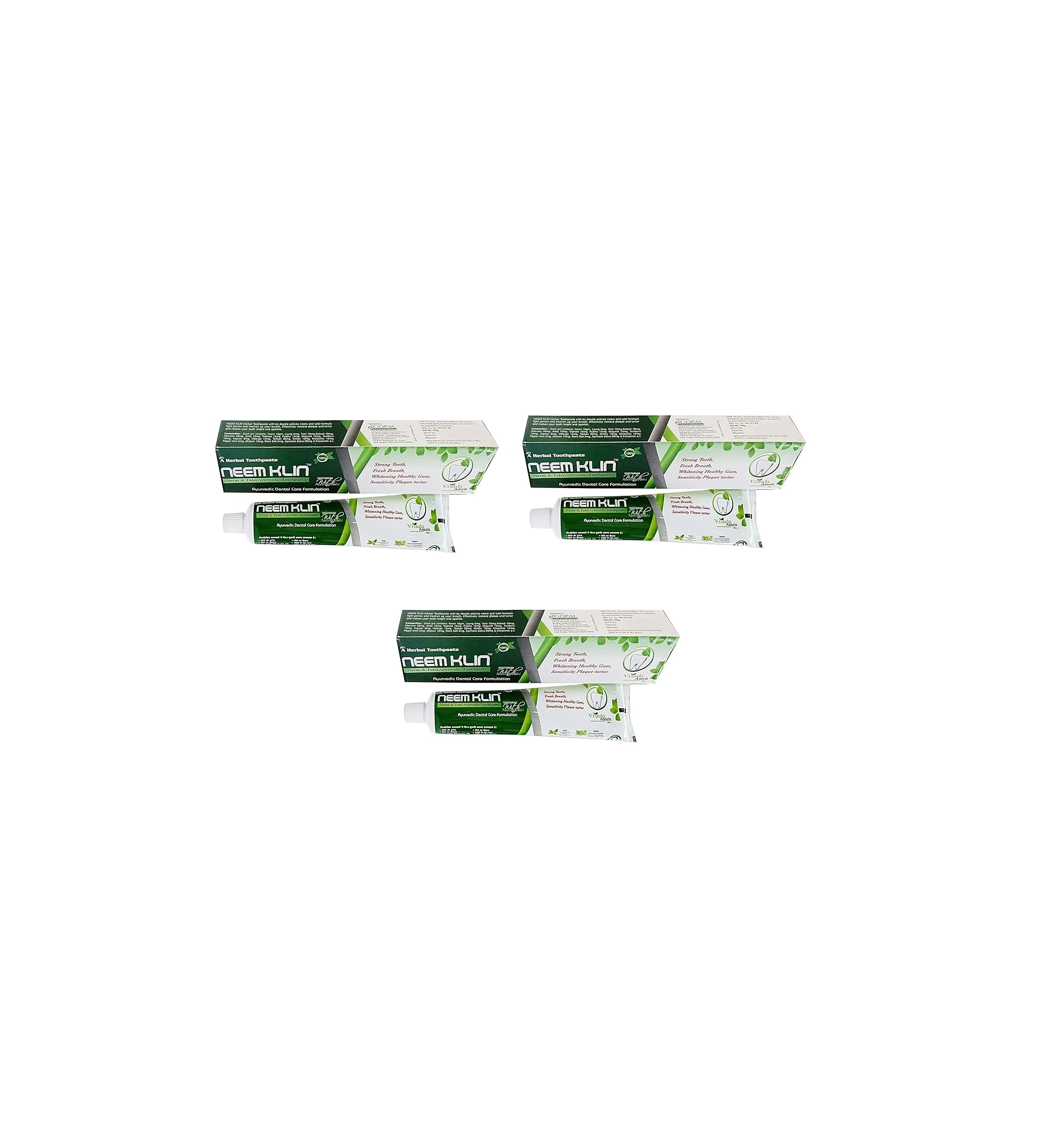     			Vrinda Breath Freshening Toothpaste Pack of 3