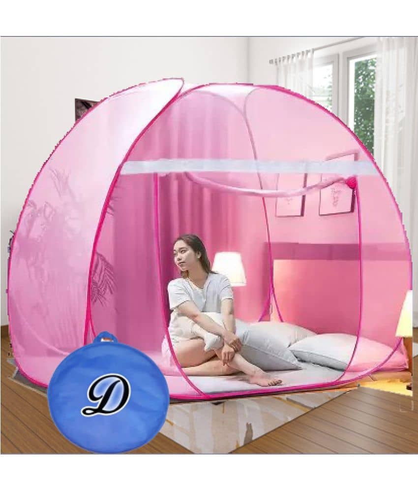 didhiti - Dark Blue Polycotton Tent Mosquito Net ( Pack of 1 )