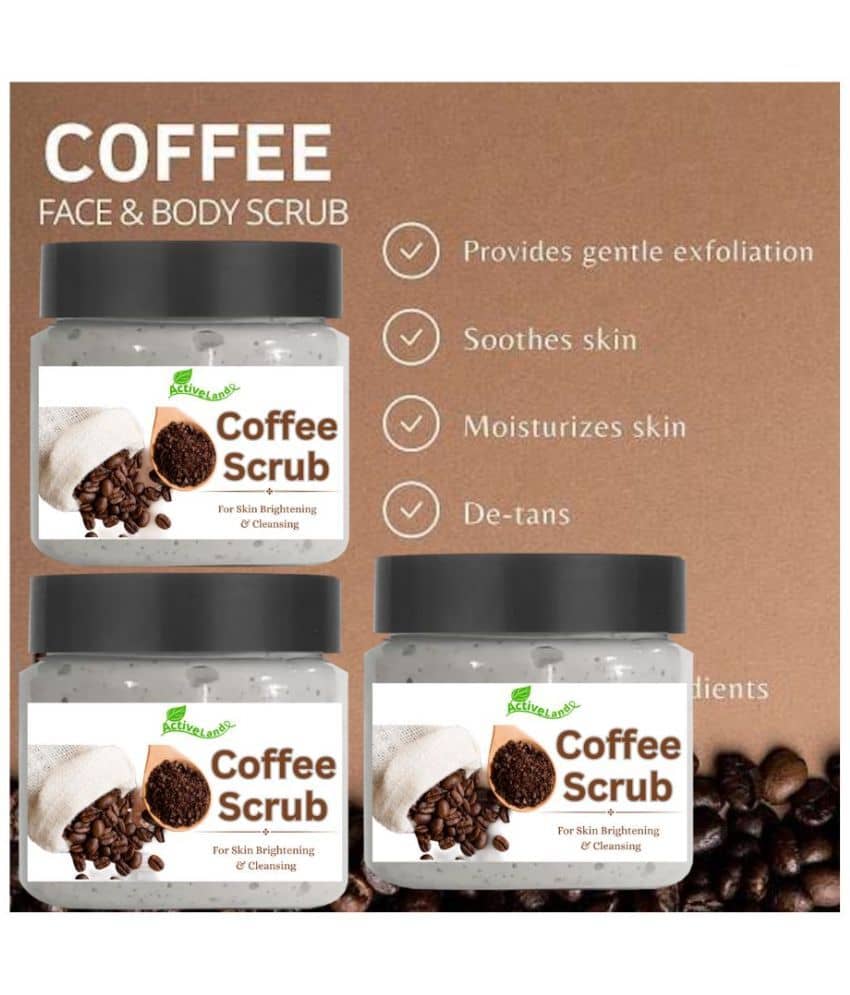 Activeland Skin Brightening Scrub & Exfoliators For Men & Women ( Pack of 3 )
