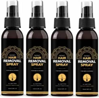 BEJOY Natural Hair Removal Spray for Men & Women 400 ( Pack of 4 )