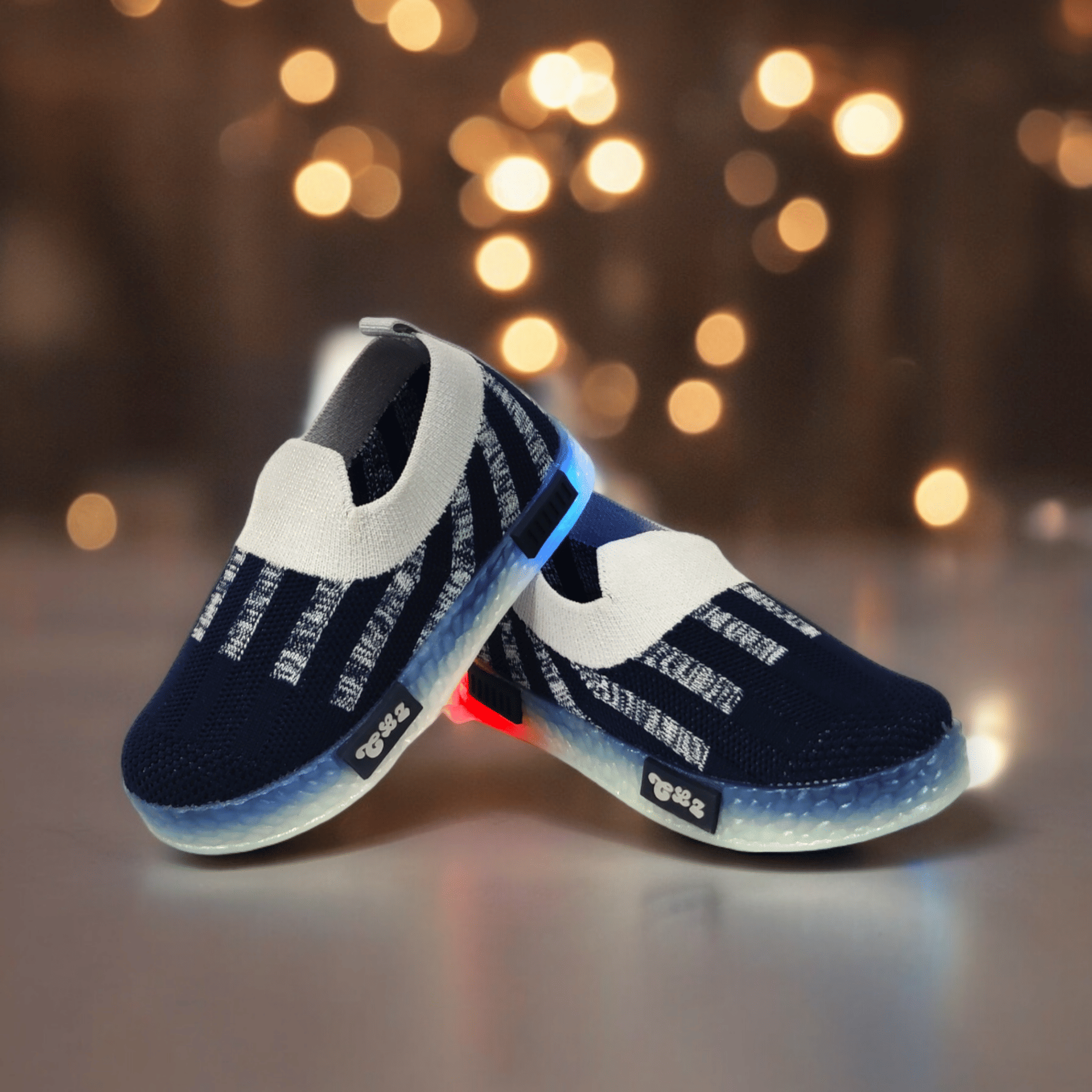 COOLZ - Navy Blue Boy's LED Shoes ( 1 Pair ) - Casual Shoes | Buy online on ZillyBuy