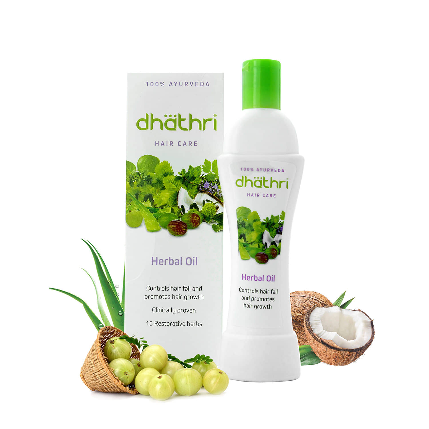 Dhathri Hair Growth Coconut Oil 100 ml ( Pack of 1 )