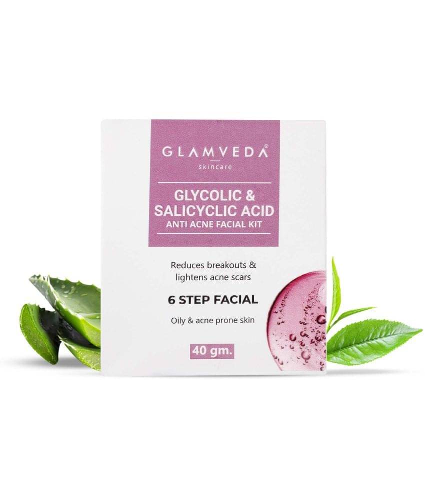 Glamveda Less Than 3 Times Use Facial Kit For All Skin Type Aloe Vera 40gm ( Pack of 1 ) Glamveda Less Than 3 Times Use Facial Kit For All Skin Type Aloe Vera 40gm ( Pack of 1 )